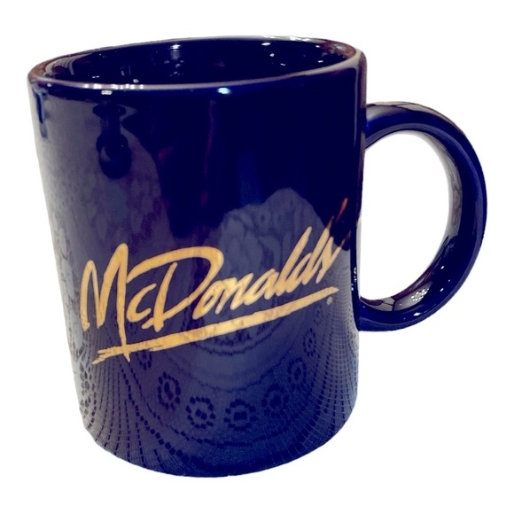 McDonald's Other - Vintage McDonald’s Coffee Mug Cobalt Blue